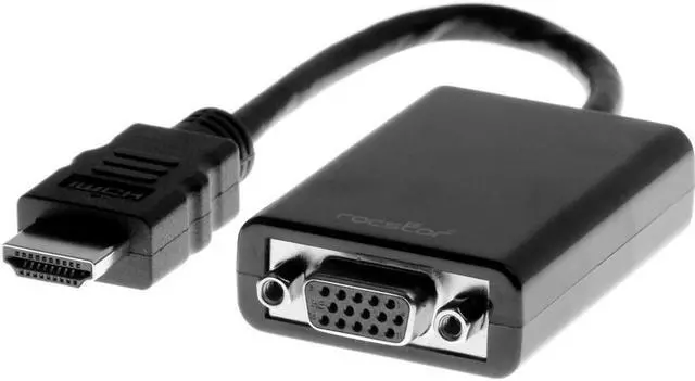 Alt view image 9 of 12 - 6FT HDMI TO VGA ADAPTER M/F BLK