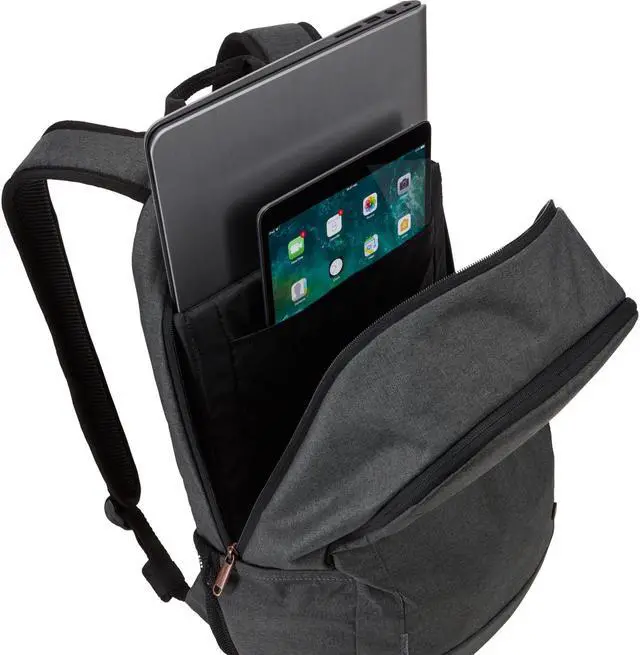 Alt view image 3 of 20 - Case Logic Era 15.6" Laptop Backpack, Obsidian