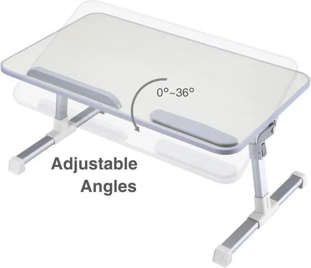 Alt view image 4 of 16 - SIIG Adjustable Laptop Bed Desk for MacBook and PC
