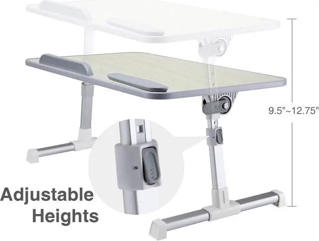 Main image of SIIG Adjustable Laptop Bed Desk for MacBook and PC
