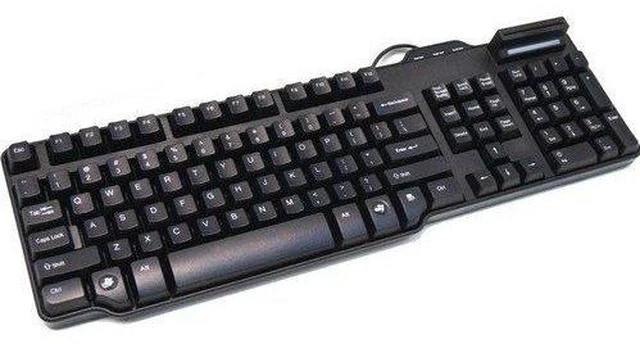 Main image of Synchrotech Keyboard - Cable Connectivity - USB Interface - 104 Key - Black