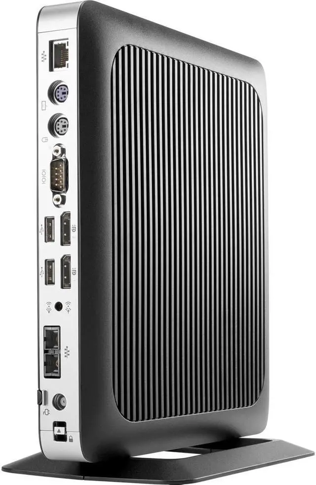 Alt view image 3 of 7 - HP t630 Thin Client - AMD G-Series GX-420GI Quad-core (4 Core) 2 GHz - 4 GB RAM DDR4 SDRAM - 8 GB Flash - AMD Radeon R7E Graphics (512 MB - Gigabit Ethernet - HP ThinPro - DisplayPort - Network (RJ-45