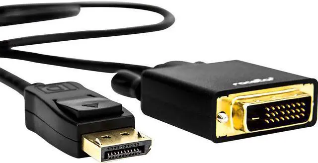 Alt view image 5 of 11 - Rocstor Y10C155-B1 6Ft Displayport To Dvi-D Cable Supports 4Kx2K 30Hz M/M