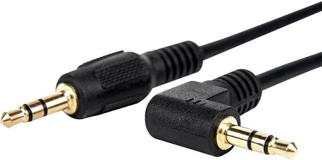 Alt view image 3 of 16 - Rocstor Y10C194-B1 10Ft Slim 3.5Mm To Right Angle Sterio Audio Cable Black