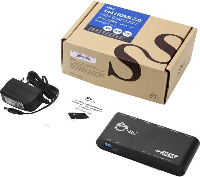 Alt view image 3 of 20 - 1X4 HDMI 2.0 SPLITTER/DIST AMP
