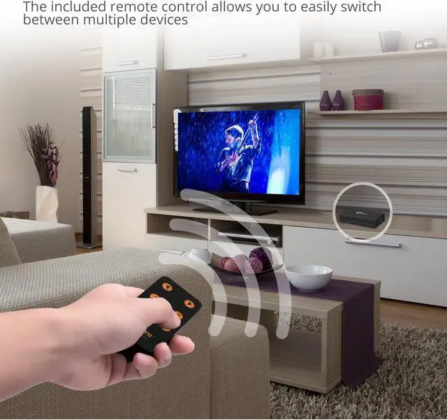Alt view image 2 of 20 - CE-H23012-S1 5X1 HDMI SWITCH 4K