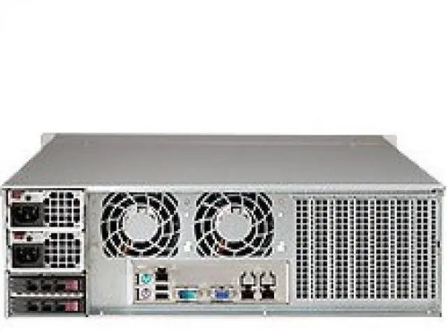 Alt view image 2 of 4 - SUPERMICRO CSE-836BE1C-R1K23B 3U Rackmount 3U Storage Chassis with 16x 3.5" hot-swap HDD's Redundant 1200W Titanium Level (96%+) efficiency power supplies w/ PMBus support