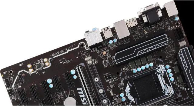 Alt view image 8 of 20 - MSI H270-A PRO LGA1151/ Intel H270/ DDR4/ 2-Way CrossFireX/ SATA3 & USB 3.1/ M.2/ A&GbE/ ATX Motherboard
