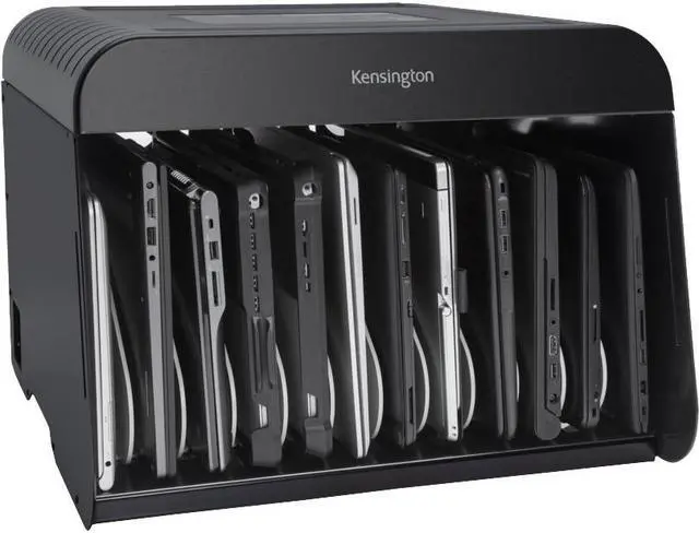 Alt view image 2 of 20 - Kensington Universal Laptop/Tablet AC Lock & Charge Station - Metal