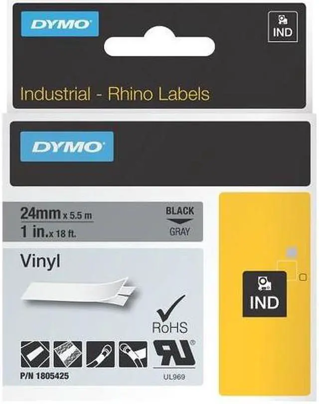 Alt view image 3 of 4 - RHINO 1" Gray Vinyl - 24mm