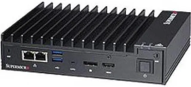 Alt view image 2 of 5 - Supermicro System SYS-E100-9S 3.5 inch SBC Intel Core i7-7600U 32GB DDR4 PCI Express Brown Box