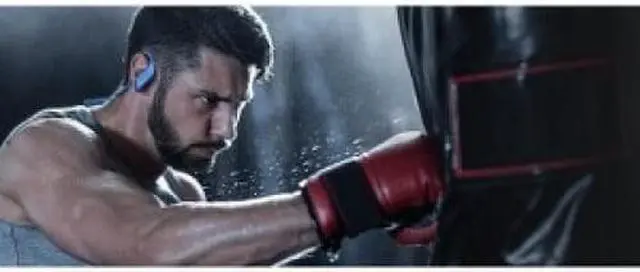 Alt view image 6 of 17 - Panasonic Wings Ultra-Light Wireless Bluetooth Sport Earphones - Blue - Rp-Bts35-A