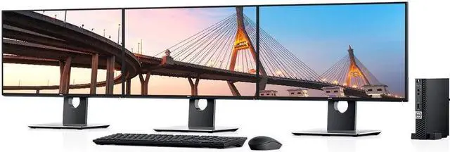 Alt view image 4 of 20 - Dell OptiPlex 7060 PN1RV Desktop Computer - Intel Core i7 (8th Gen) i7-8700T 2.40 GHz - 8 GB DDR4 SDRAM - 128 GB SSD - Windows 10 Pro 64-bit - Micro PC - Wireless LAN - Bluetooth