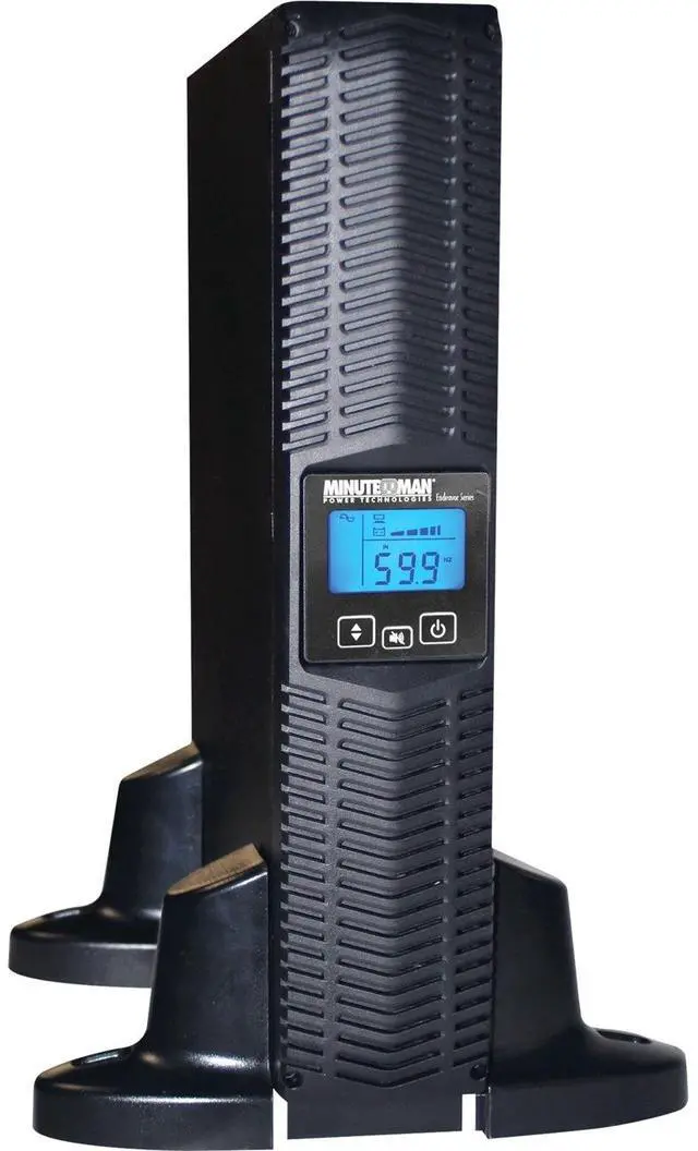 Alt view image 4 of 6 - Minuteman Endeavor ED3000RTXL2U 3000VA Tower/Rack/Wall Mountable UPS - 2U Tower/Rack/Wall Mountable-3.50 Minute Stand-by - 20 V AC Input - 120 V AC Output - 1 x NEMA L5-30R, 7 x NEMA 5-15/20R Receptacle(s)