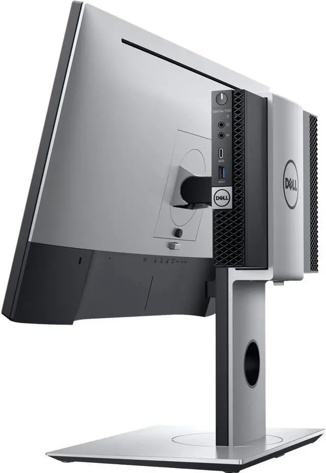 Alt view image 5 of 20 - Dell OptiPlex 7060 PN1RV Desktop Computer - Intel Core i7 (8th Gen) i7-8700T 2.40 GHz - 8 GB DDR4 SDRAM - 128 GB SSD - Windows 10 Pro 64-bit - Micro PC - Wireless LAN - Bluetooth