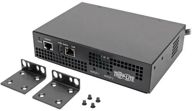 Alt view image 2 of 20 - Tripp Lite PDU15NETLX 2-Outlet PDU