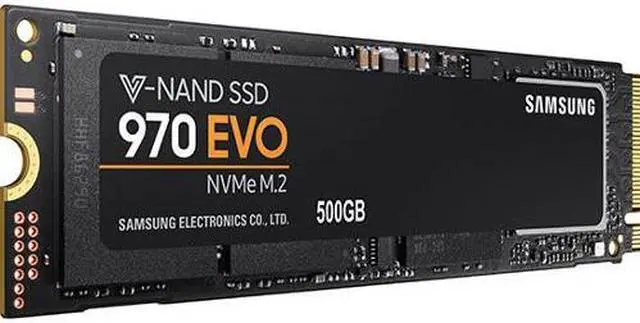 Alt view image 5 of 12 - SAMSUNG 970 EVO M.2 2280 500GB PCIe Gen 3.0 x4, NVMe 1.3 V-NAND 3-bit MLC Internal Solid State Drive (SSD) MZ-V7E500E