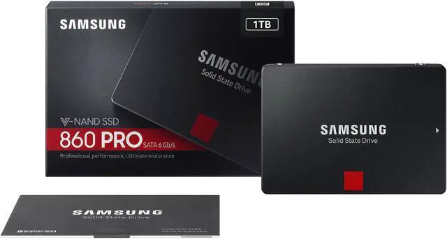 Alt view image 6 of 16 - Samsung - MZ-76P1T0E - Samsung TDSourcing 860 PRO MZ-76P1T0E - Solid state drive - encrypted - 1 TB - internal - 2.5 - SATA 6Gb/s - buffer: 1 GB - 256-bit AES - TCG Opal Encryption 2.0