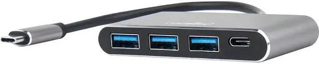 Alt view image 8 of 12 - Rocstor Y10A200-A1 Premium USB C Hub - 4 Port USB-C to USB-A