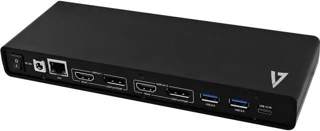 Alt view image 6 of 20 - V7 NETWORKING UCDDS-1N UCDDS-1N UNIVERSAL USB-C 4K