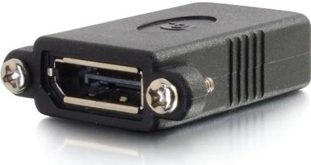 Alt view image 5 of 9 - C2g Displayport Female To Female Panel Mount Coupler