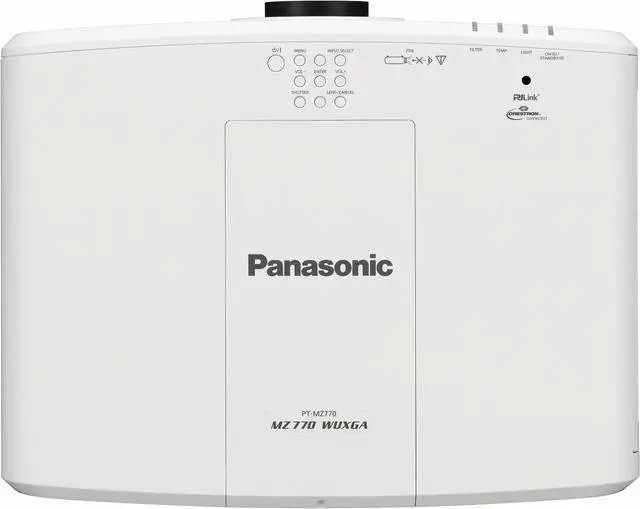 Alt view image 3 of 6 - Panasonic SOLID SHINE PT-MZ770L LCD Projector 16:10 WUXGA White, No Lens