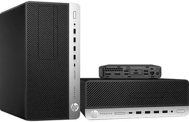 Alt view image 3 of 10 - HP Desktop Computer ProDesk 600 G4 (4HG92UT#ABA) Intel Core i7-8700T 8GB DDR4 1TB HDD Intel UHD Graphics 630 Windows 10 Pro 64-Bit