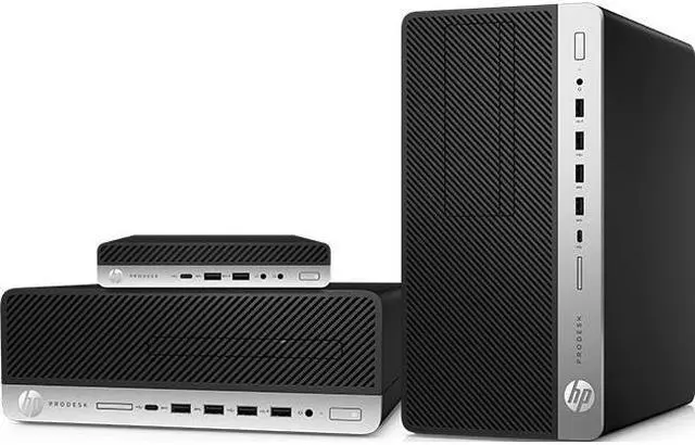 Alt view image 2 of 10 - HP Desktop Computer ProDesk 600 G4 (4HG92UT#ABA) Intel Core i7-8700T 8GB DDR4 1TB HDD Intel UHD Graphics 630 Windows 10 Pro 64-Bit
