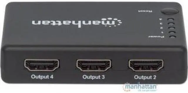 Main image of Manhattan 4K Compact 4-Port Hdmi Splitter
