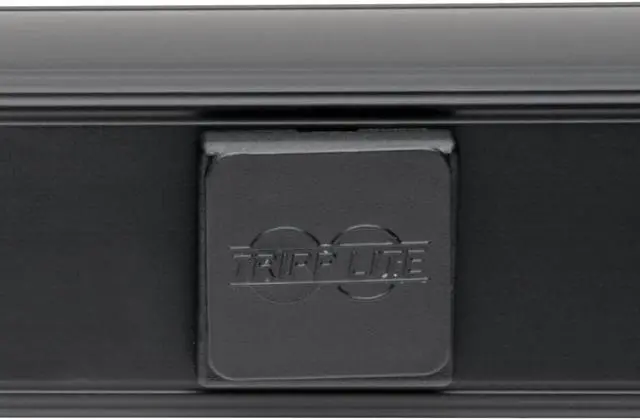 Alt view image 5 of 13 - Tripp Lite Power Strip Right-Angle 5-15R 4 Outlet 6ft Cord 5-15P 24in Black