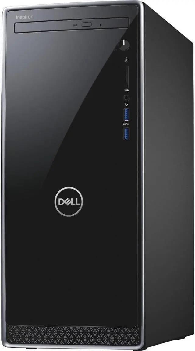 Alt view image 5 of 10 - Dell Inspiron SBR16 3670 Desktop Computer i5-8400 12GB 1TB HDD W10P