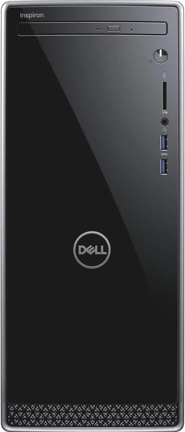Alt view image 3 of 10 - Dell Inspiron SBR16 3670 Desktop Computer i5-8400 12GB 1TB HDD W10P