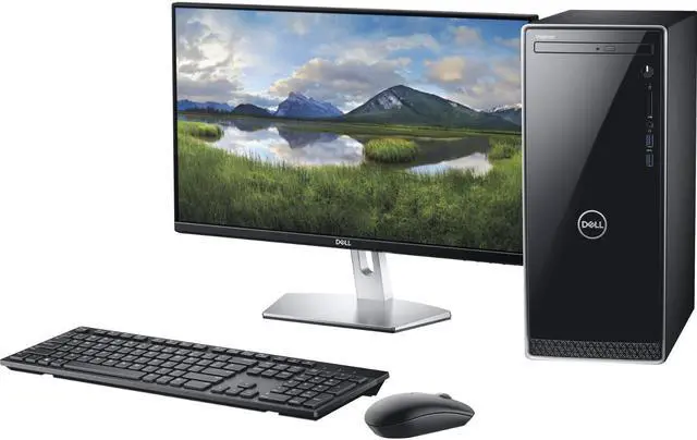 Alt view image 2 of 10 - Dell Inspiron SBR16 3670 Desktop Computer i5-8400 12GB 1TB HDD W10P