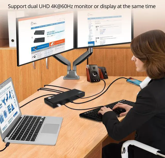 Main image of USB 3.1 TYPE-C DUAL 4K DOCKING