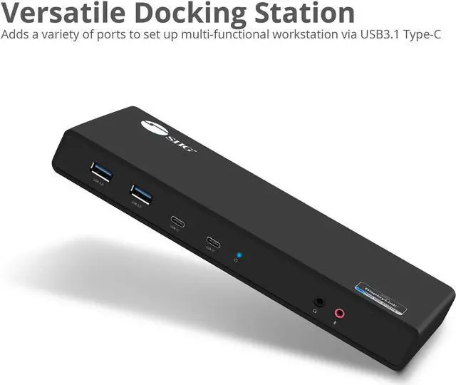 Alt view image 3 of 20 - USB 3.1 TYPE-C DUAL 4K DOCKING