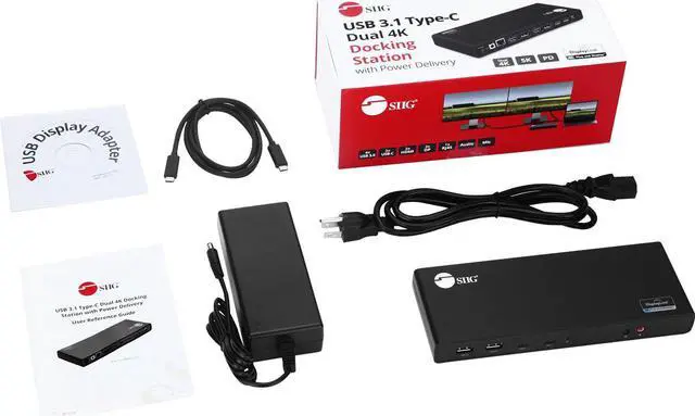 Alt view image 2 of 20 - USB 3.1 TYPE-C DUAL 4K DOCKING