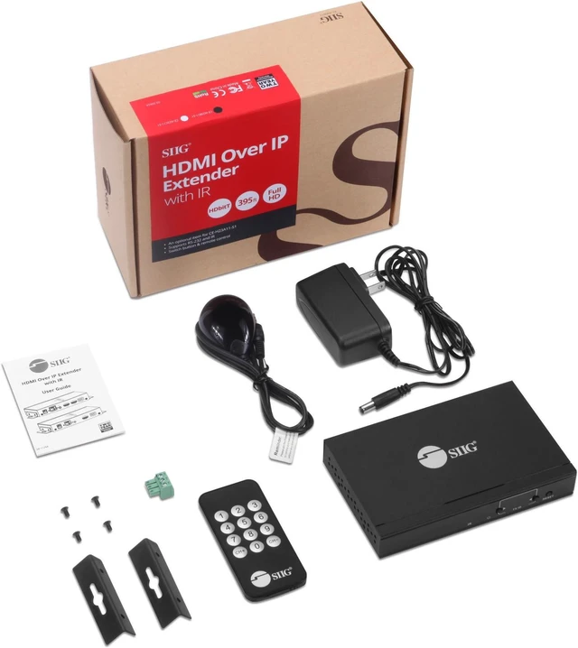 Alt view image 3 of 15 - HDMI OVER IP EXTENDER W/ IR