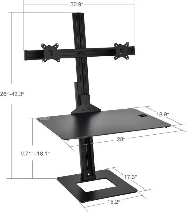 Alt view image 5 of 20 - Dual Display Adjustable Stand