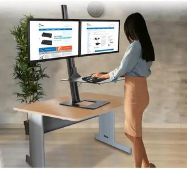 Alt view image 4 of 20 - Dual Display Adjustable Stand