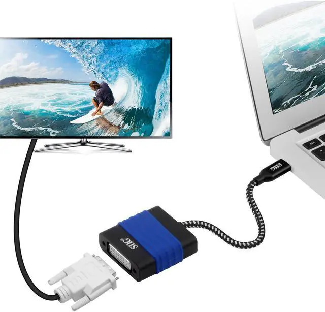 Alt view image 5 of 10 - Siig Usb Type-C To Dvi Video Cable Adapter