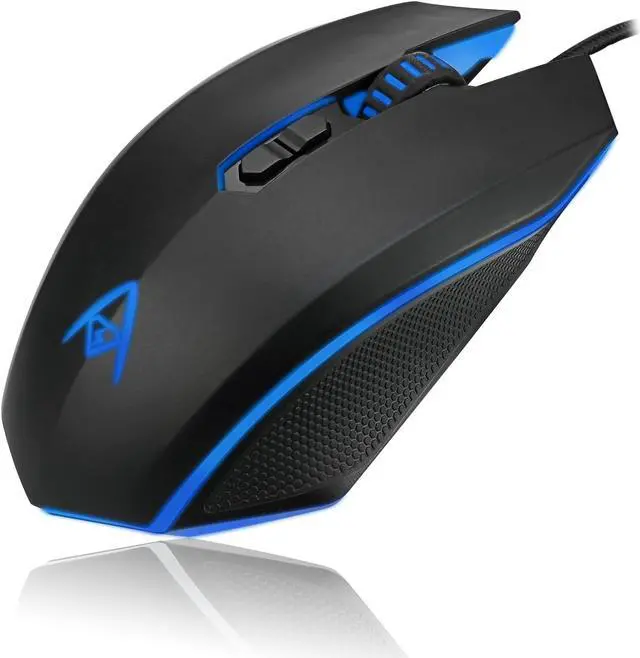Alt view image 4 of 9 - Adesso iMouse X2 - Multi-Color 7-Button Programmable Gaming Mouse