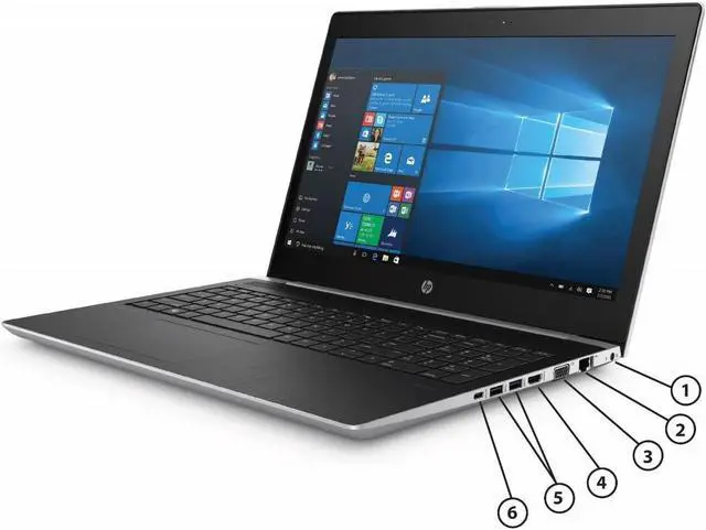 Alt view image 5 of 7 - HP Laptop ProBook Intel Core i5-7200U 4GB Memory 500GB HDD Intel HD Graphics 620 15.6" Non-Touch Screen Windows 10 Pro 64-bit 450 G5 (5HT18UT#ABA)