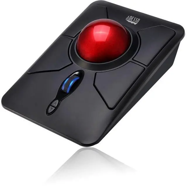 Alt view image 4 of 20 - Adesso iMouse T50 - Wireless Programmable Ergonomic Trackball Mouse