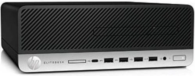 Alt view image 2 of 7 - HP EliteDesk 705 G4 4PE30UT#ABA Desktop Computer - AMD A6-Series A6-9500 3.50 GHz - 4 GB DDR4 SDRAM - 500 GB HDD - Windows 10 Pro 64-bit (English) - Small Form Factor