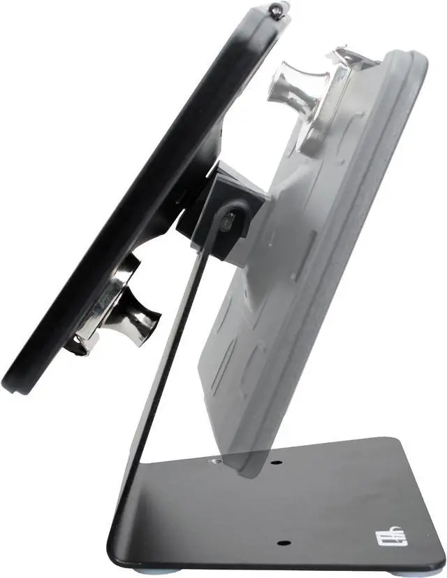 Alt view image 4 of 20 - Cta Digital Desktop Anti-Theft Stand Ipad Black Case Rotates 360 Degrees
