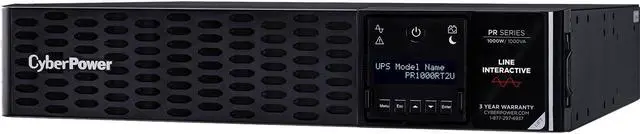 Alt view image 2 of 13 - CyberPower PR1000RT2U Smart App Sinewave UPS