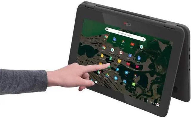 Alt view image 7 of 16 - CTL NL7T-360 11.6" Touchscreen LCD 2 in 1 Chromebook - Intel Celeron N3350 Dual-core (2 Core) 1.10 GHz - 4 GB - 32 GB Flash Memory - Chrome OS - 1366 x 768 - In-plane Switching (IPS) Technology - C