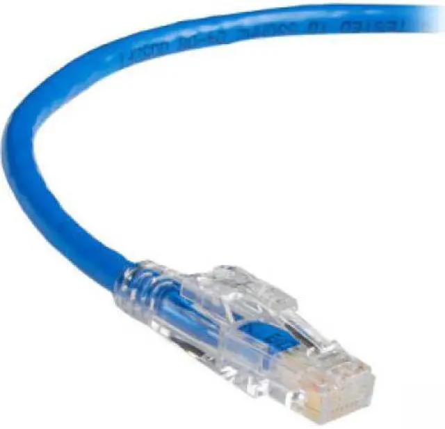 Alt view image 3 of 9 - GigaTrue 3 CAT6 550-MHz Lockable Patch Cable (UTP), Blue, 5-ft. (1.5-m)