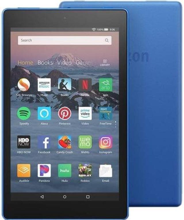 Alt view image 2 of 20 - Amazon Fire HD 8 Tablet 16GB 8" HD Display with Alexa, Blue