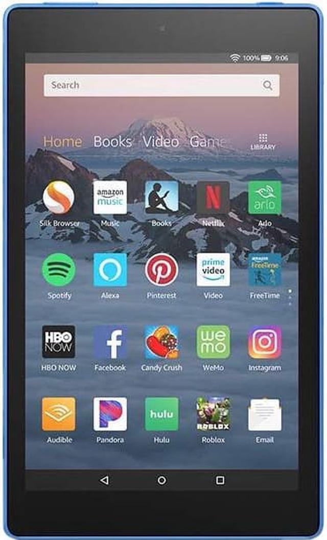 Alt view image 6 of 20 - Amazon Fire HD 8 Tablet 16GB 8" HD Display with Alexa, Blue